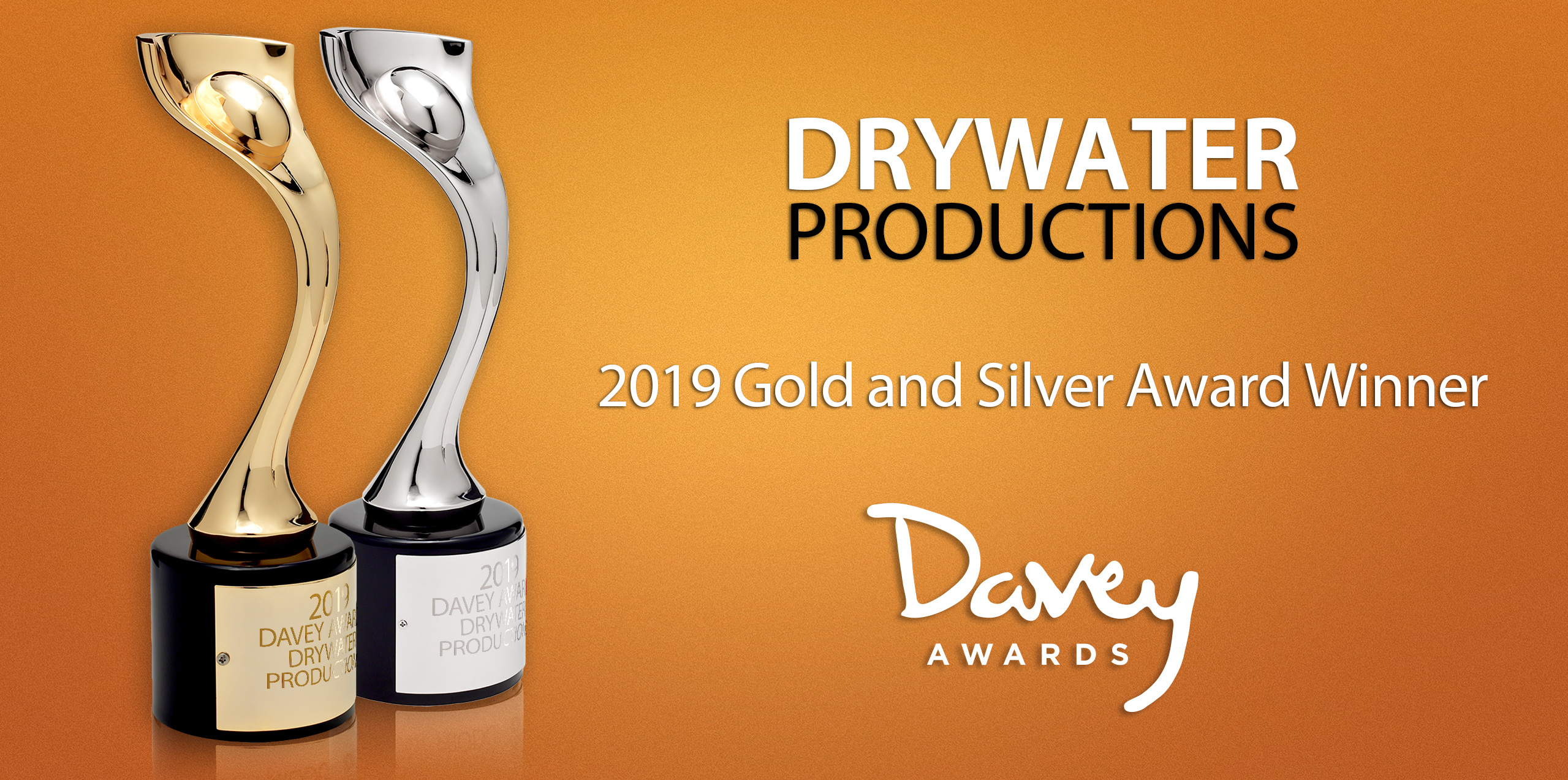 Drywater Productions Receives Two 2019 Davey Awards