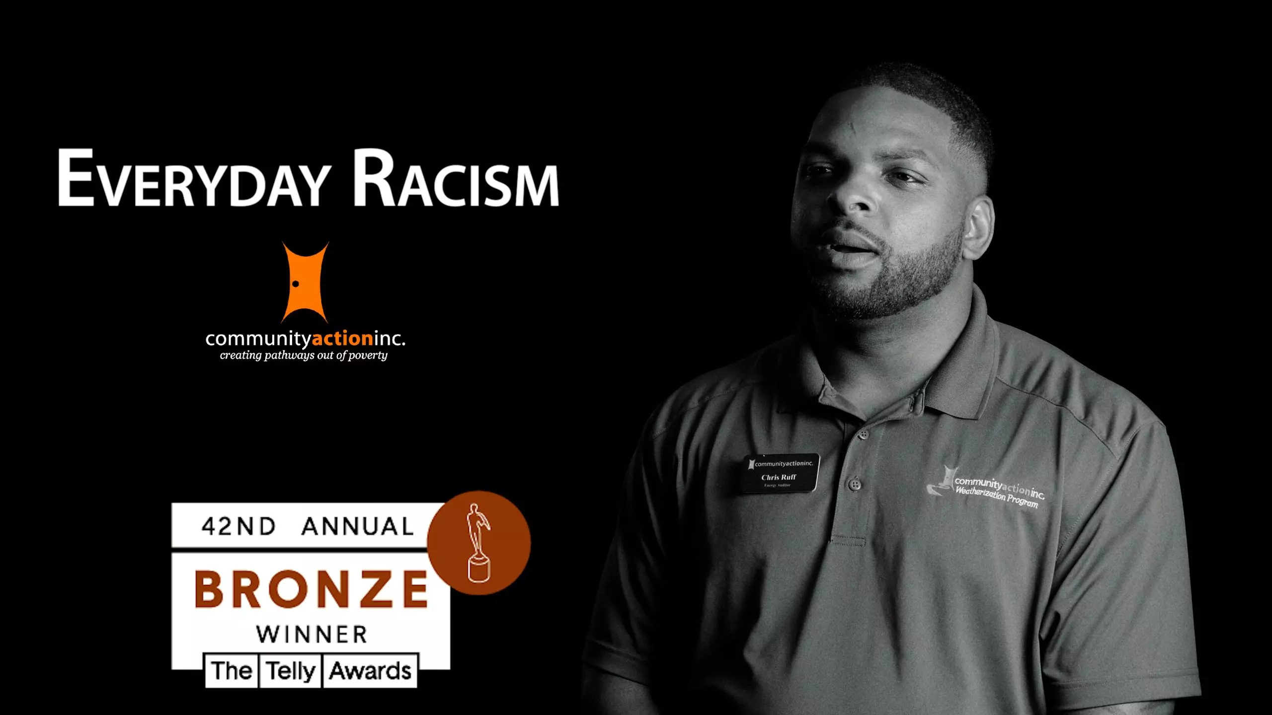 Everyday Racism video thumbnail telly award